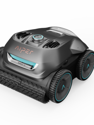 Aiper Seagull Pro robot pool cleaner cleaning pool walls & floor, from daisy Pools.